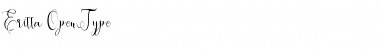 Download Eritta Script Regular Font Title Preview
