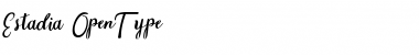 Download Estadia Regular Font Title Preview