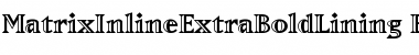 Download MatrixInlineExtraBoldLining Bold Font