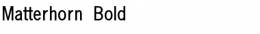Download Matterhorn Bold Font
