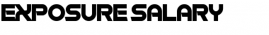 Download Exposure Salary Regular Font Title Preview