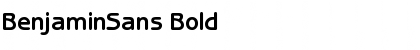 Download BenjaminSans Bold Font Title Preview