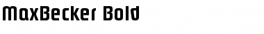 Download MaxBecker Bold Font