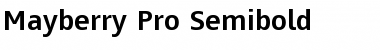 Download Mayberry Pro Semibold Regular Font