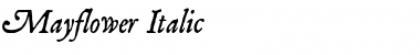 Download Mayflower Italic Font