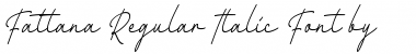 Download Fattana Italic Font Title Preview