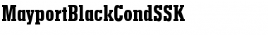 Download MayportBlackCondSSK Regular Font