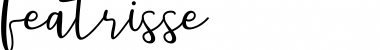 Download featrisse Regular Font Title Preview