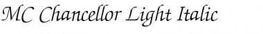 Download MC Chancellor Light Italic Font