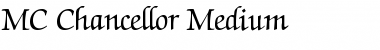 Download MC Chancellor Medium Regular Font