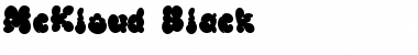 Download McKloud Black Regular Font