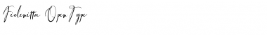 Download Fiolenita Script Regular Font Title Preview