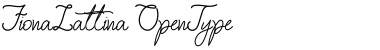 Download Fiona Lattina Regular Font Title Preview