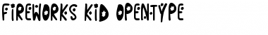 Download Fireworks Kid Regular Font Title Preview