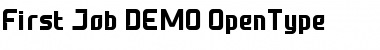 Download First Job Regular Font Title Preview