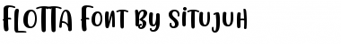 Download FLOTTA Regular Font Title Preview
