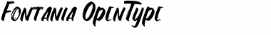 Download Fontania Regular Font Title Preview