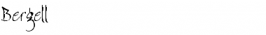 Download Bergell Regular Font Title Preview