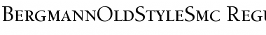 Download BergmannOldStyleSmc Regular Font Title Preview