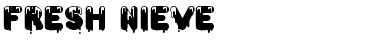 Download Fresh Nieve Regular Font Title Preview