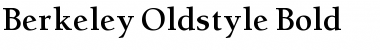 Download Berkeley Oldstyle Bold Font Title Preview