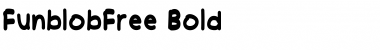 Download Funblob Free Bold Font Title Preview