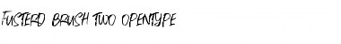 Download Fusterd Brush Two Regular Font Title Preview