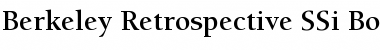 Download Berkeley Retrospective SSi Bold Font Title Preview
