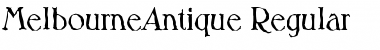 Download MelbourneAntique Regular Font