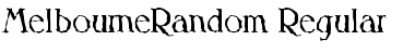 Download MelbourneRandom Font