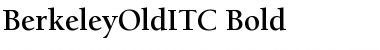 Download BerkeleyOldITC Bold Font Title Preview