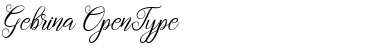 Download Gebrina Regular Font Title Preview