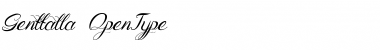 Download Genttalla Regular Font Title Preview
