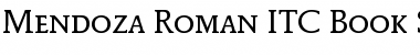 Download Mendoza Roman ITC Roman Book Font Title Preview