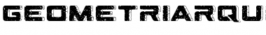 Download Geometriarquia Regular Font Title Preview
