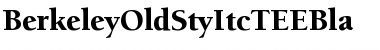 Download BerkeleyOldStyItcTEEBla Regular Font Title Preview