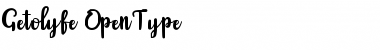 Download Getolyfe Free For Personal Regular Font Title Preview