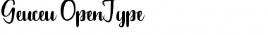 Download Geuceu Regular Font Title Preview