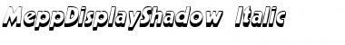 Download MeppDisplayShadow Font