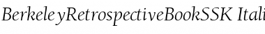 Download BerkeleyRetrospectiveBookSSK Italic Font Title Preview
