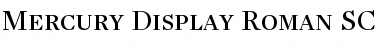Download Mercury Display Regular Font Title Preview