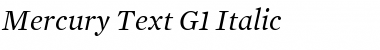 Download Mercury Text G1 Font