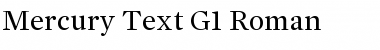 Download Mercury Text G1 Regular Font