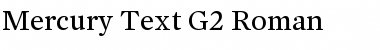 Download Mercury Text G2 Regular Font Title Preview