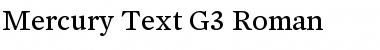 Download Mercury Text G3 Font