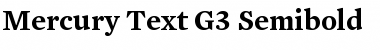 Download Mercury Text G3 Font