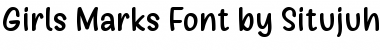 Download Girls Marks Regular Font Title Preview