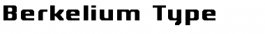 Download Berkelium Type Regular Font Title Preview