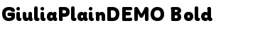 Download Giulia Plain DEMO Bold Font Title Preview