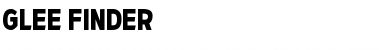 Download Glee Finder Regular Font Title Preview
